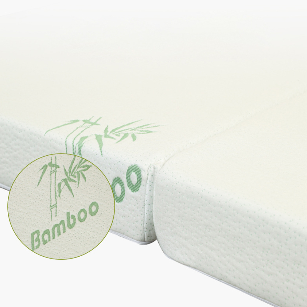 Triple-fold memory foam mattress