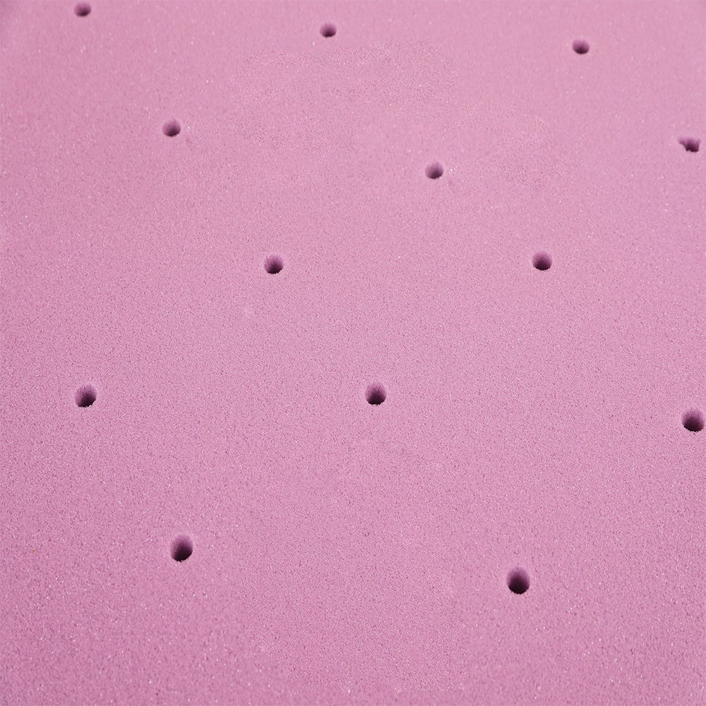 Perforated memory foam mattress