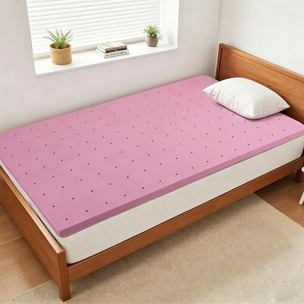 Perforated memory foam mattress