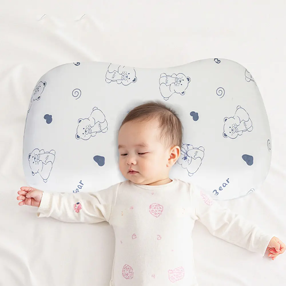 Breathable silicone pillow para sa mga bata