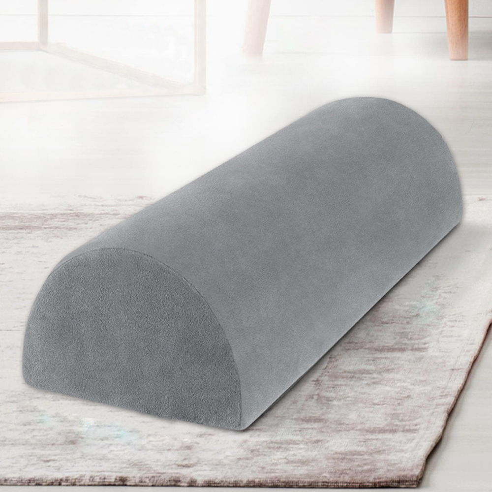 Gray memory foam leg pillow