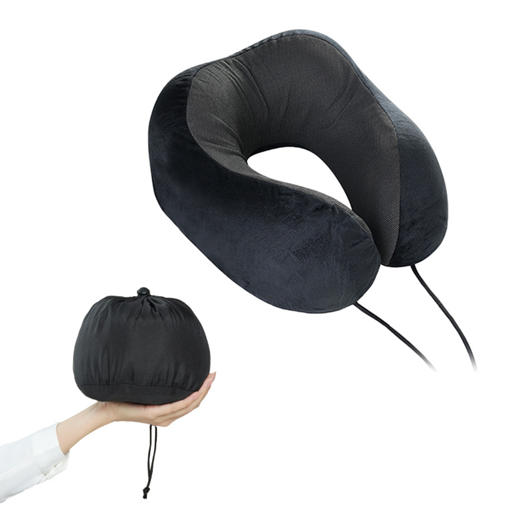 Portable memory foam neck pillow U-shaped