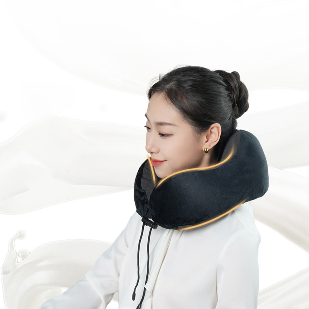 Portable memory foam neck pillow U-shaped