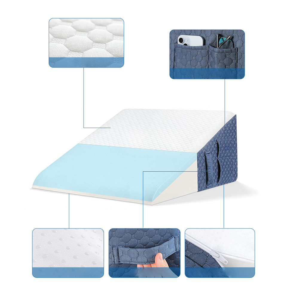 Triangular Multifunctional Memory Foam Backrest
