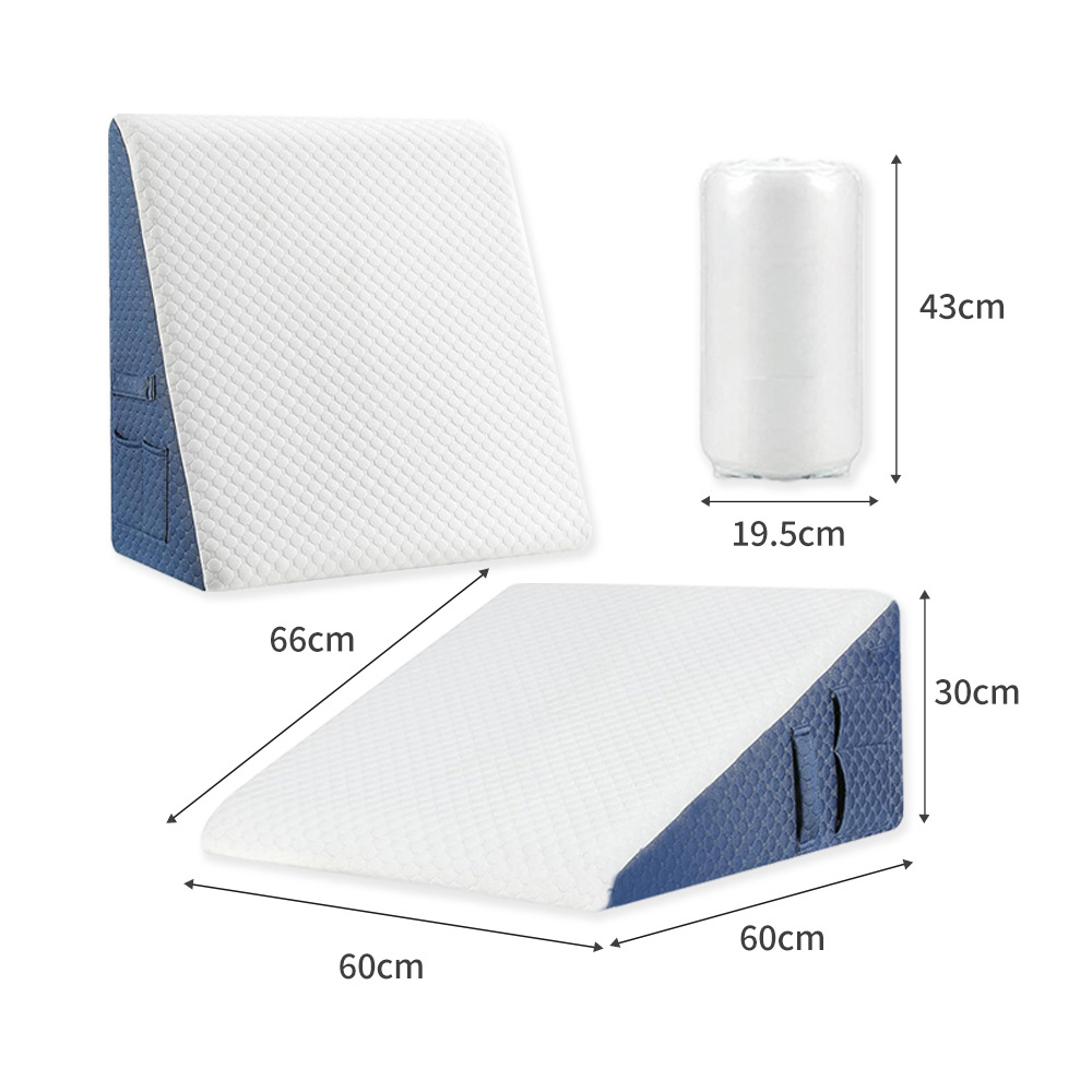 Triangular Multifunctional Memory Foam Backrest