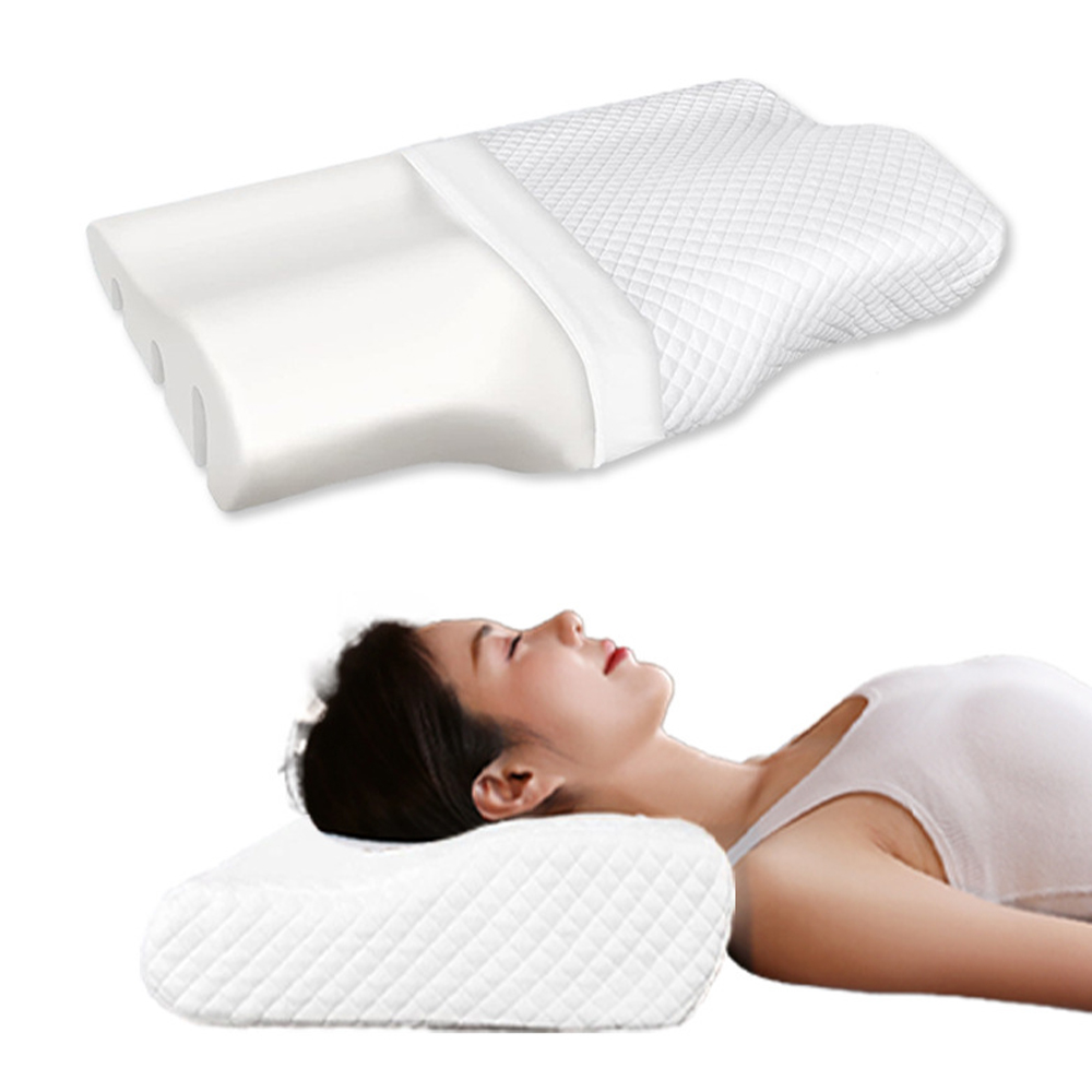 Memory foam na hugis butterfly na unan