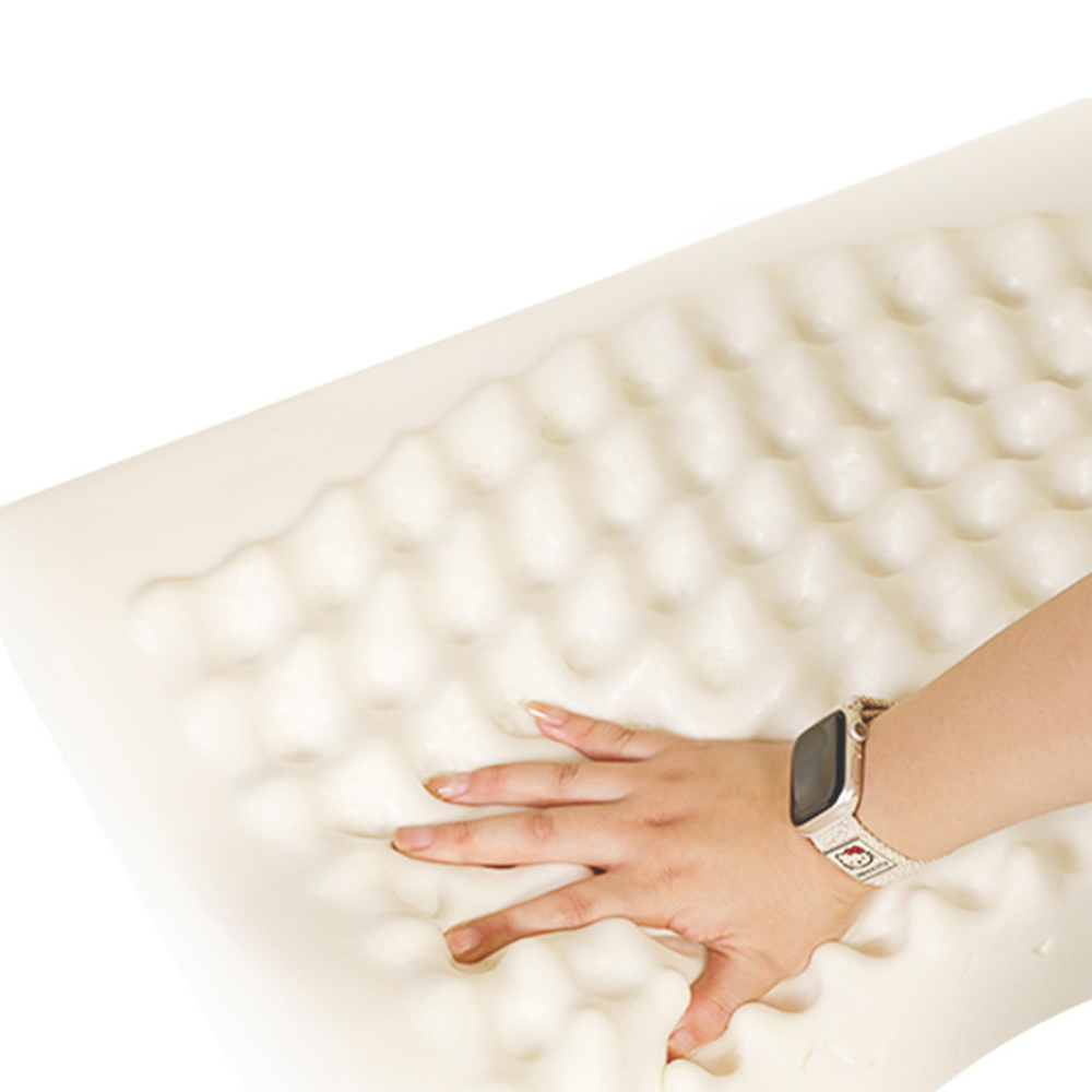 Memory foam massage pillow