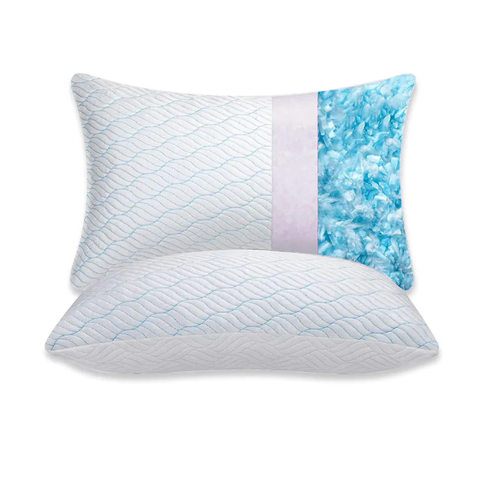 Ice silk gel memory foam sponge pillow
