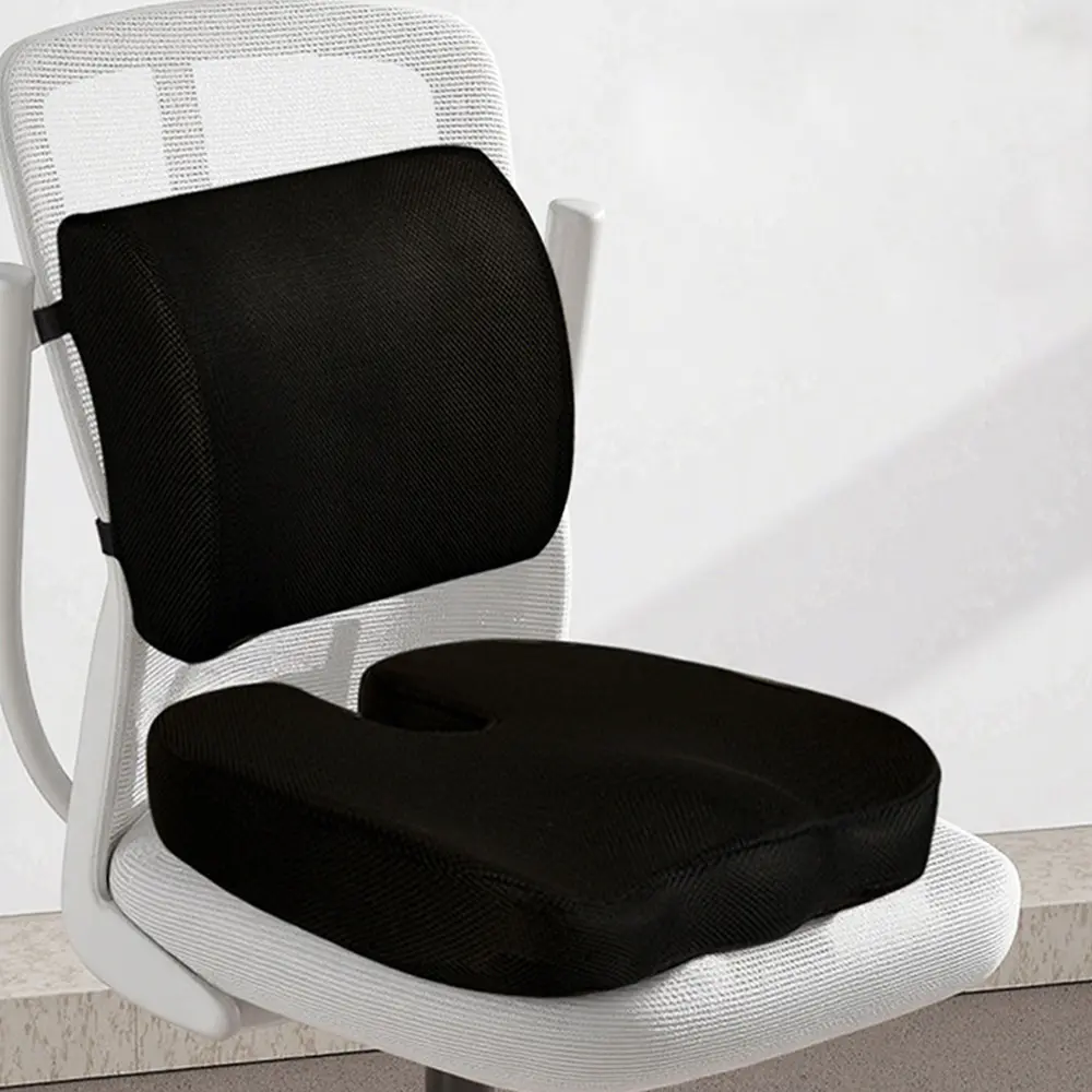 Memory foam backrest cushion