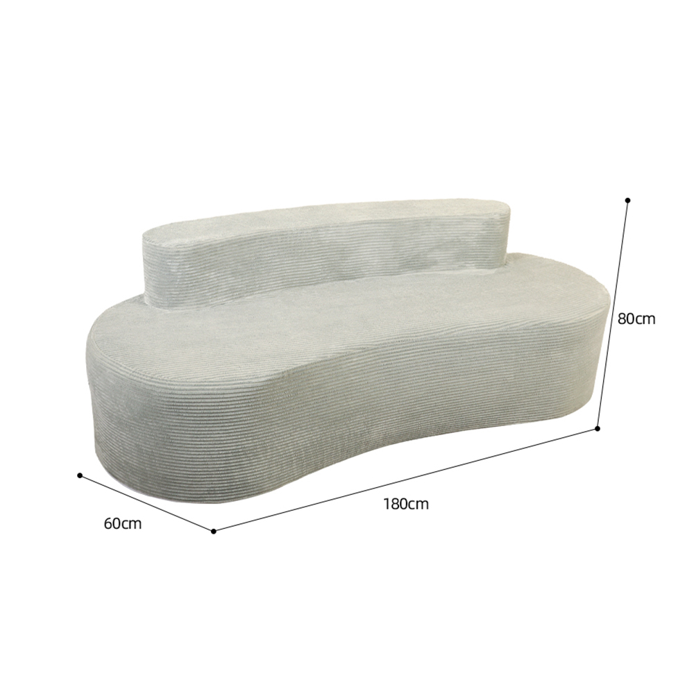 Gray na double sofa