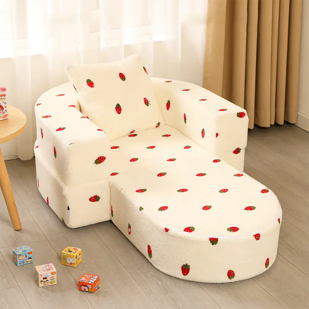 Natitiklop na sofa bed ng mga bata