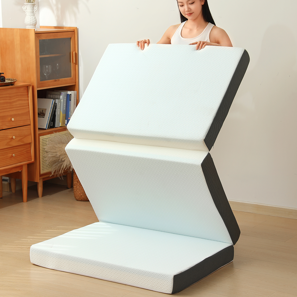 Japanese-style na three-fold memory foam gel mattress