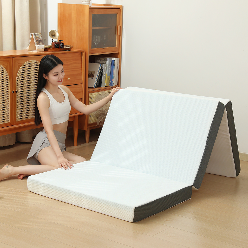 Japanese-style na three-fold memory foam gel mattress